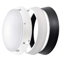 LED přisazené svítidlo ZURI, kruhové č/b 14W neutrální bílá (13)