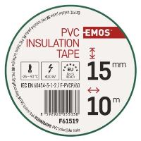 Izolační páska PVC 15mm / 10m zelená (3)