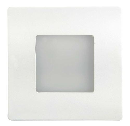 DECENTLY IP44 White 2.5W NW 140/225lm - Nástěnné vestavné LED svítidlo