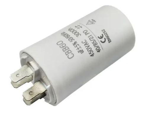 30uF/450V motorový kondenzátor CBB60 - fastony, 45x100mm
