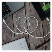 Nabíjecí a datový kabel USB-C 2.0 / Lightning MFi, 1 m, bílý (4)