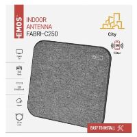 Anténa pokojová EM-HF20, 0–25 km, DVB-T2, DAB, filtr LTE/4G/5G (8)