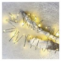 LED vánoční nano řetěz zelený, 7,5 m, venkovní i vnitřní, teplá bílá, časovač (4)