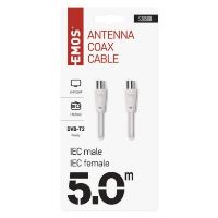 Anténní koaxiální kabel stíněný 5m – rovné vidlice (2)