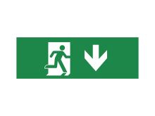 PANLUX Piktogram 240x75 šipka dolů (1)