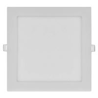LED vestavné svítidlo NEXXO, čtvercové, bílé, 18W, teplá bílá (4)