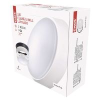 LED přisazené svítidlo ZURI, kruhové č/b 14W neutrální bílá (2)