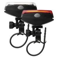 LED přední + zadní svítilna na kolo P3922 na 2× CR2032, 22 lm (1)