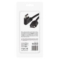 HDMI 2.0 high speed kabel A vidlice - A vidlice 90° 3 m (3)