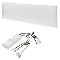 LED panel 30×120, obdélníkový vestavný bílý, 40W neutr. b., Emergency (1)