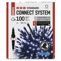 Standard LED spojovací vánoční řetěz, 10 m, venkovní i vnitřní, modrá (11)