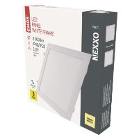LED vestavné svítidlo NEXXO, čtvercové, bílé, 25W, teplá bílá (2)