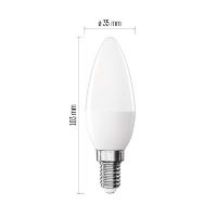 LED žárovka Classic svíčka / E14 / 4,2 W (40 W) / 470 lm / neutrální bílá (1)