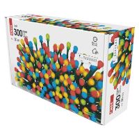 LED vánoční cherry řetěz – kuličky, 30 m, venkovní i vnitřní, multicolor, časovač (1)