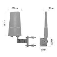 Anténa univerzální VILLAGE FLIPP–V200, DVB-T2, DAB, filtr LTE/4G/5G (1)