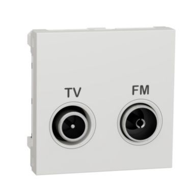 Zásuvka Unica TV/R průběžná 1,5 dB, 2M