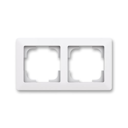 ABB Zoni 3901T-A00020_500 Rámeček dvojnásobný, pro vodorovnou i svislou montáž;  bílá