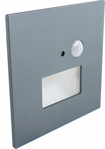 JACK PIR Pearl grey 1,5W CCT 75/120lm - Nástěnné vestavné LED svítidlo s PIR pohybovým senzorem