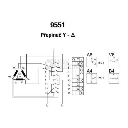 VACKOVY SPINAC 25A/3P S25 JD 9551 A6