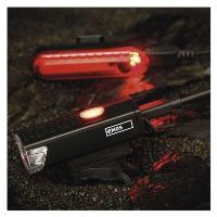 LED přední + zadní nabíjecí svítilna na kolo P3923, 90 lm (6)