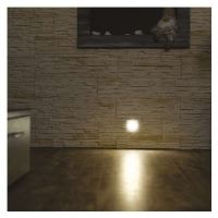 LED orientační vestavné svítidlo AMAL 80×80, 1,5W teplá bílá,IP65 (9)