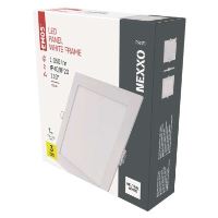 LED vestavné svítidlo NEXXO, čtvercové, bílé, 12,5W, neutrální bílá (2)