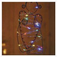 LED vánoční nano řetěz, 1,9 m, 2x AA, vnitřní, multicolor, časovač (4)