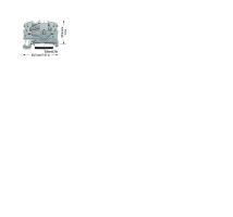 2vodičová průchozí svorka; 1 mm2; Na DIN lištu 35 × 15 a 35 × 7,5 (1)