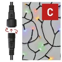 Standard LED spojovací vánoční řetěz, 10 m, venkovní i vnitřní, multicolor (6)