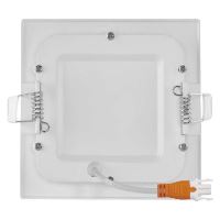 LED vestavné svítidlo NEXXO, čtvercové, bílé, 7W, neutrální bílá (5)