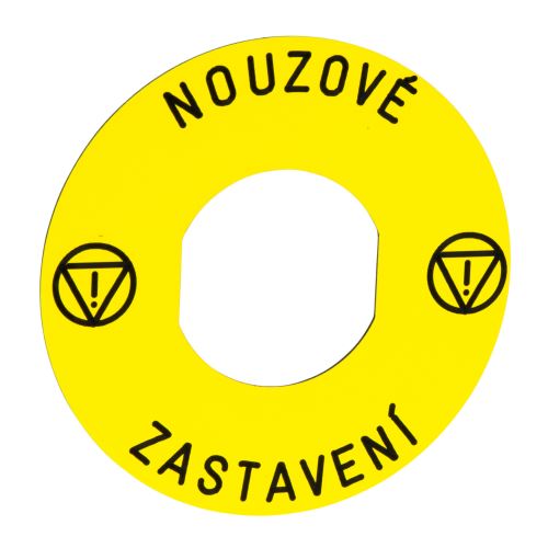 Štítek kulatý 60MM ZBY9T30