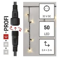 Profi LED spojovací řetěz problikávající – rampouchy, 3 m, venkovní, teplá bílá (2)