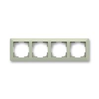 ABB Zoni 3901T-A00040 143 Rámeček čtyřnásobný, pro vodorovnou i svislou montáž; olivová ABB Zoni 3901T-A00040 143 Rámeček čtyřnásobný, pro vodorovnou i svislou montáž; olivová