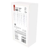 LED vánoční girlanda - rampouchy, 12 ks, 3,6 m, venkovní i vnitřní, studená bílá (1)