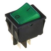 ENIKA Spínač I4715 16A zelený podsvětlený (1)