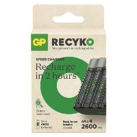Nabíječka baterií GP Speed M452 + 4× AA ReCyko 2600 (1)