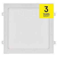 LED vestavné svítidlo NEXXO, čtvercové, bílé, 25W, teplá bílá (12)