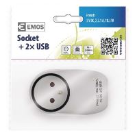 Zásuvka s 2× USB (6)