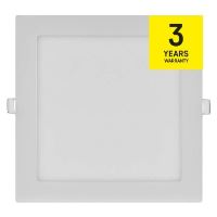 LED vestavné svítidlo NEXXO, čtvercové, bílé, 18W, neutrální bílá (12)