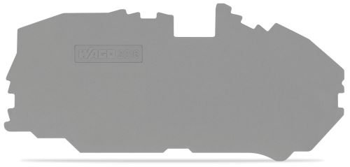 Koncová bočnice; Tloušťka 1 mm; Šedá
