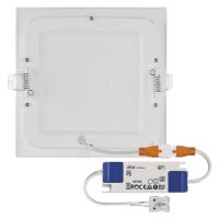 LED vestavné svítidlo NEXXO, čtvercové, bílé, 12,5W, neutrální bílá (10)