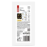LED dekorativní projektor – hvězdičky, 3x AAA, vnitřní, teplá bílá (10)