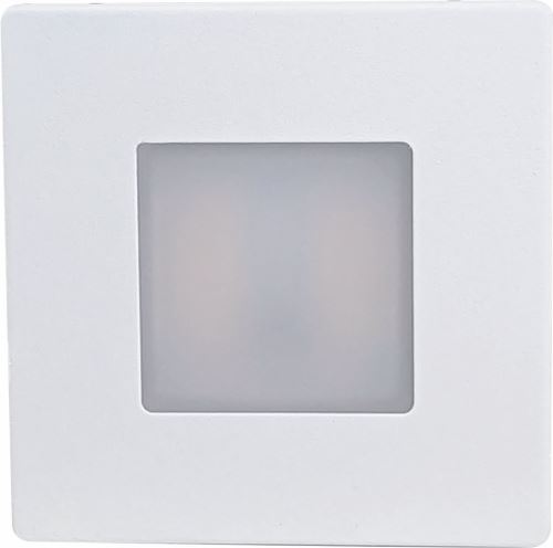 DECENTLY IP44 White 1.7W WW 100/160lm - Nástěnné vestavné LED svítidlo