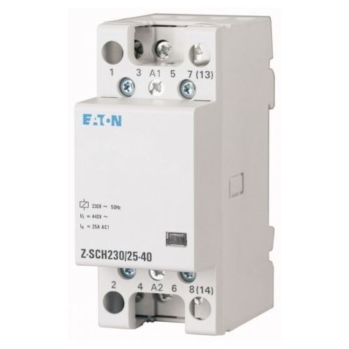 Eaton 248847 Instalační stykač, 230V~, 25A, 4zap. kont. Z-SCH230/25-40