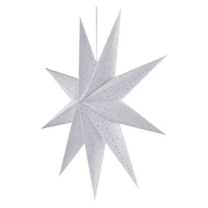Vánoční hvězda papírová závěsná, 60 cm, vnitřní