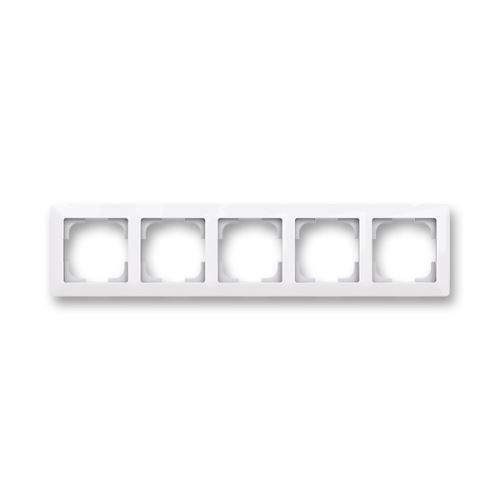 ABB Zoni 3901T-A00050_500 Rámeček pětinásobný, pro vodorovnou i svislou montáž;  bílá