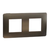 Rámeček Unica Metal dvoj. Dark Alu/Černý Rámeček Unica Metal dvoj. Dark Alu/Černý