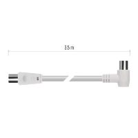 Anténní koaxiální kabel stíněný 3,5m – úhlová vidlice (5)