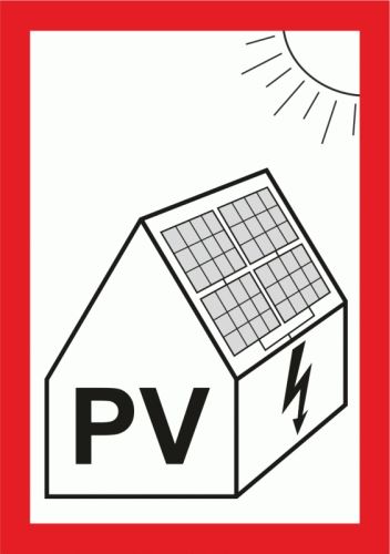 STRO.M Tabulka "PV" pro fotovoltaická zařízení A7