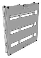 Rošt 3x24 modulů s krytem IP20 2M (Modul)